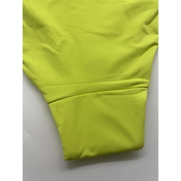 NWT Andie The Banded Cheeky Bottom Neon Lemon Swim Suit Briefs Size Large - Picture 8 of 9